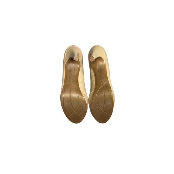 MARC FISHER SYDNEY CLASSIC PLATFORM PUMP HEELS TAUPE 7M - Picture 5 of 7